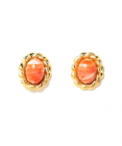 Diament Jewelry / Orange Orval ピアス