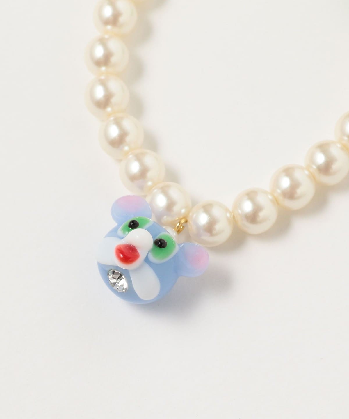 Ray BEAMS（レイ ビームス）LOTUS PINK / LAMPWORK GLASS & PEARL