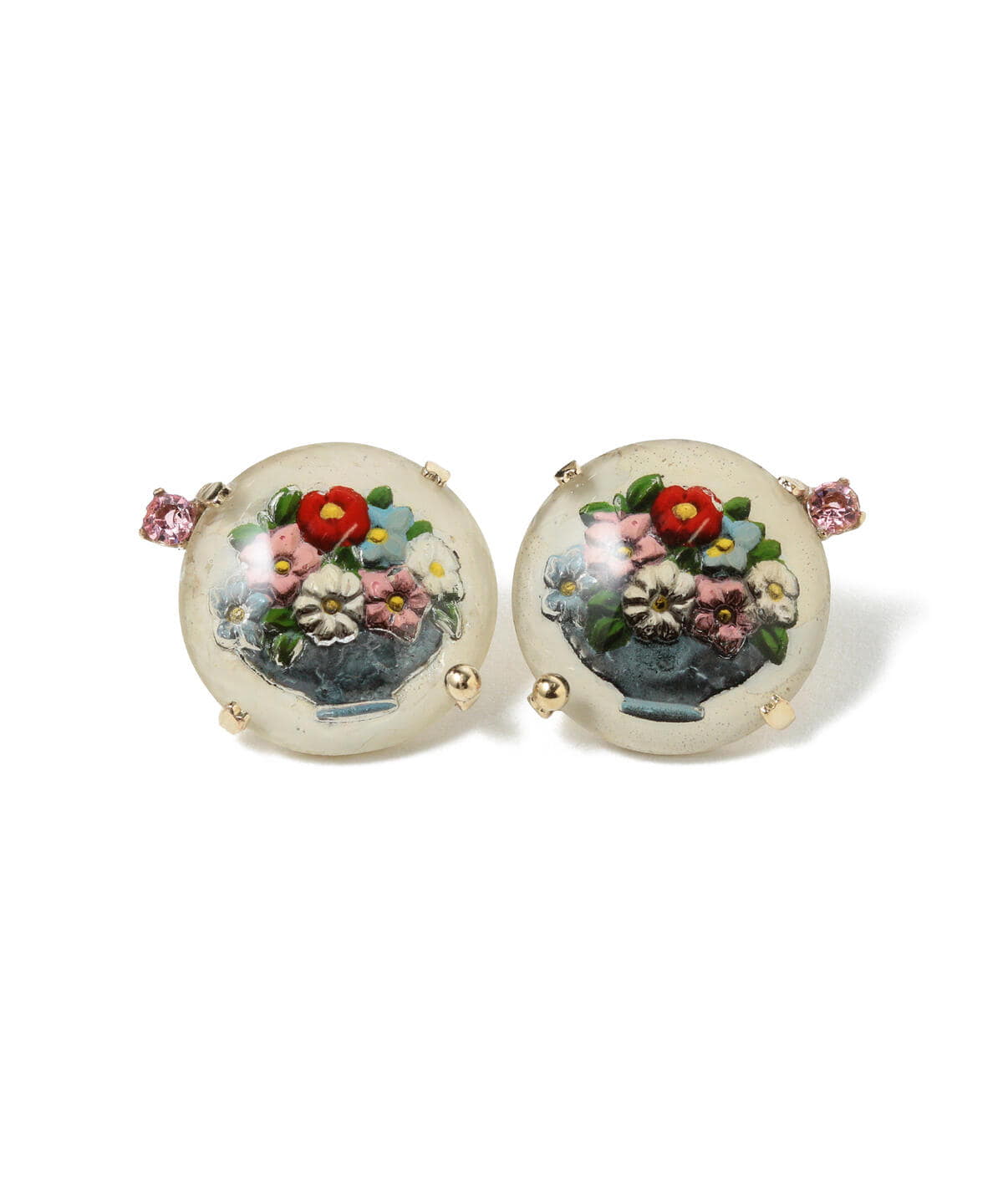 Ray BEAMS Ray BEAMS Junco Paris / Flower Pierced Earrings