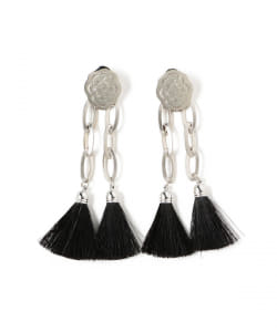 ○TOGA PULLA / CHAIN FRINGE EARRINGS