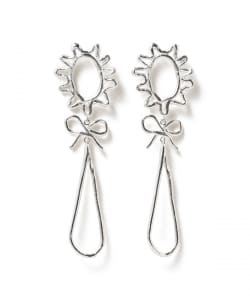 CRISTINA JUNQUERO / 4CADIZ ピアス SILVER