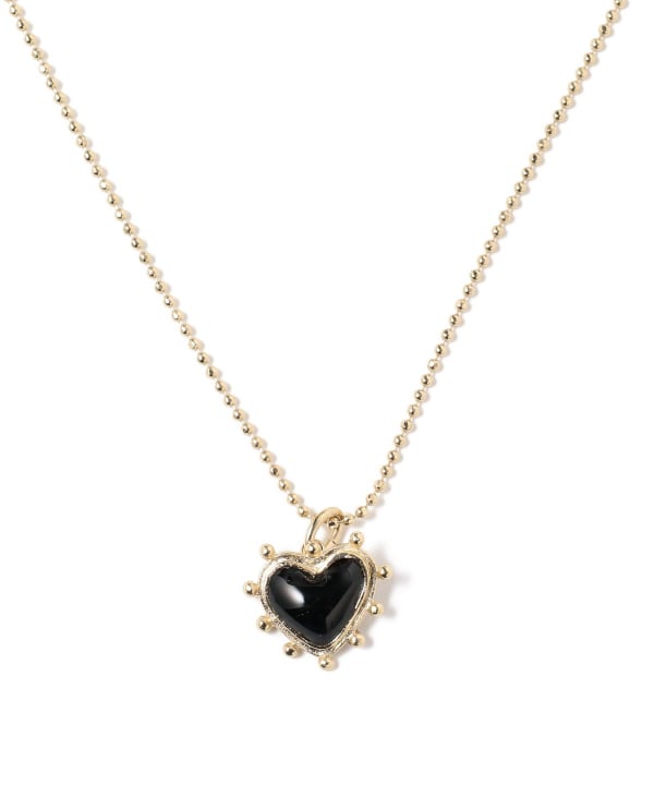Onyx Sterling Silver Heart Pendant - Magnolia Mountain Jewelry