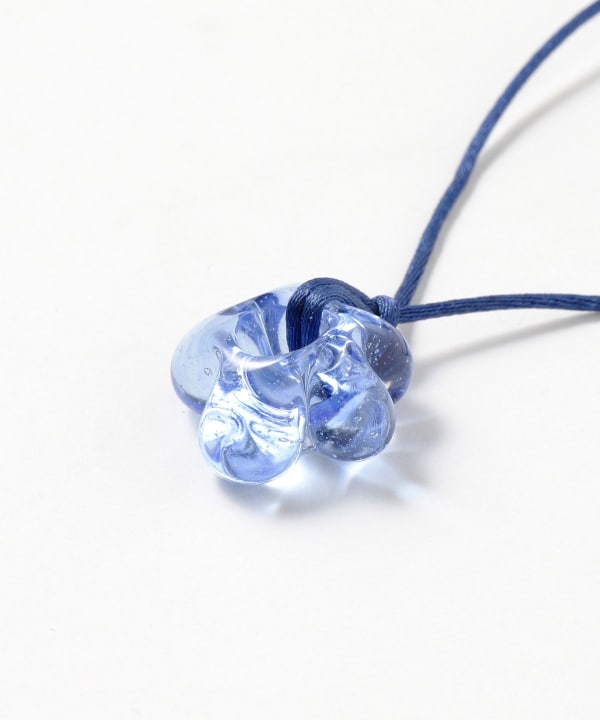 【 sisi joia 】フラワーネックレス　水色 Ray BEAMS（レイ ビームス）Sisi Joia / Fleur Long Necklace