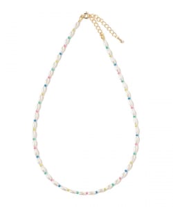 Holly Jackie / オーバルパール ビーズ ネックレス