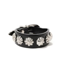 ▲○TOGA PULLA / CONCHO LEATHER BANGLE