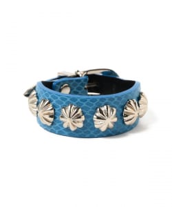 ▲○TOGA PULLA / CONCHO LEATHER BANGLE