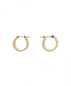 Chalulu / プチチェーン フープ ピアス