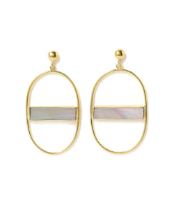LENA BERNARD / パール オパール ドロップ ピアス