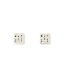SHUN OKUBO / Magic  Square ピアス