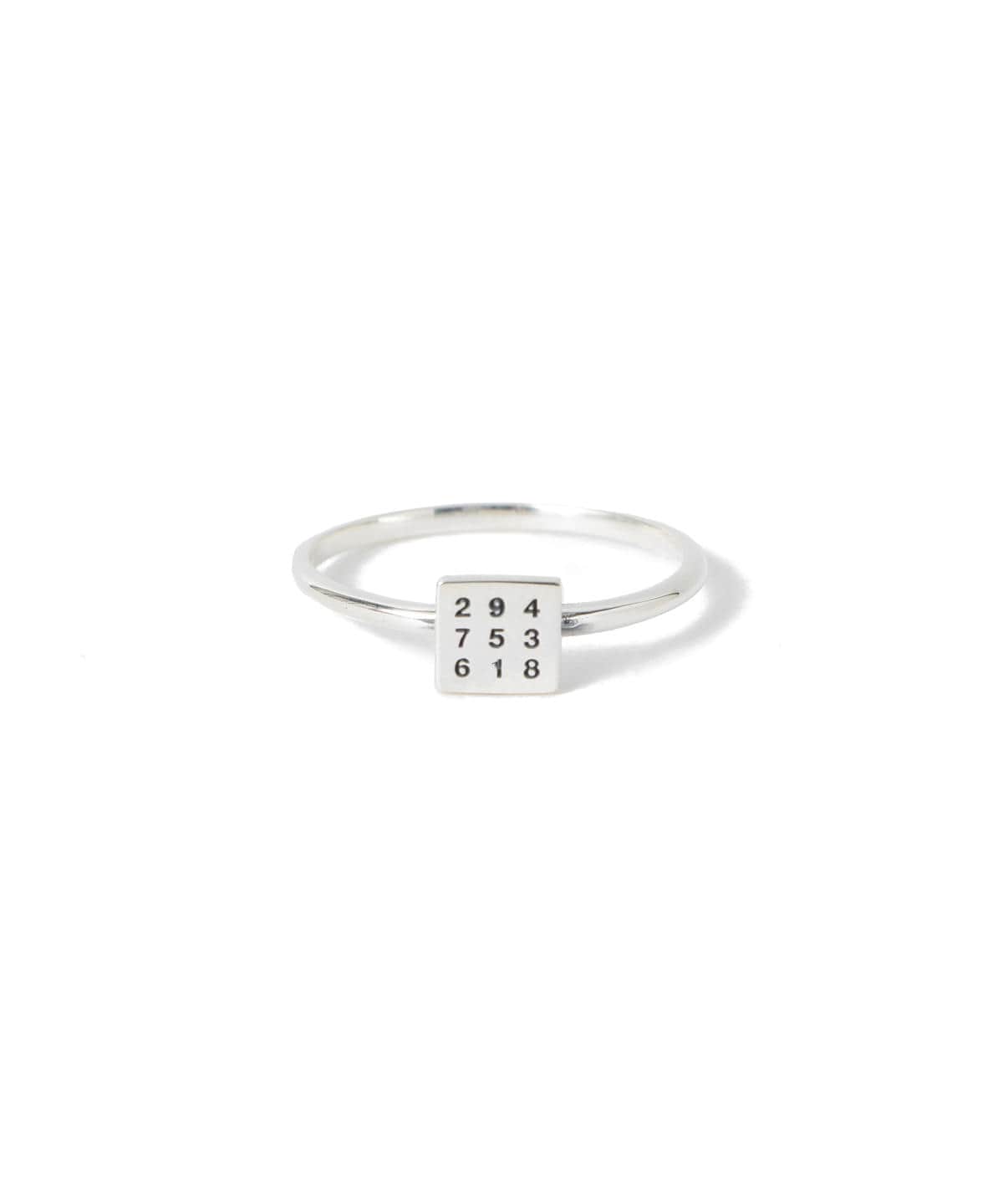 SHUN OKUBO シュンオオクボ / Magic Square Ring アクセサリー WOMEN SILVER 09号 SHUN OKUBO シュンオオクボ / Magic Square Ring アクセサリー WOMEN SILVER 09号
