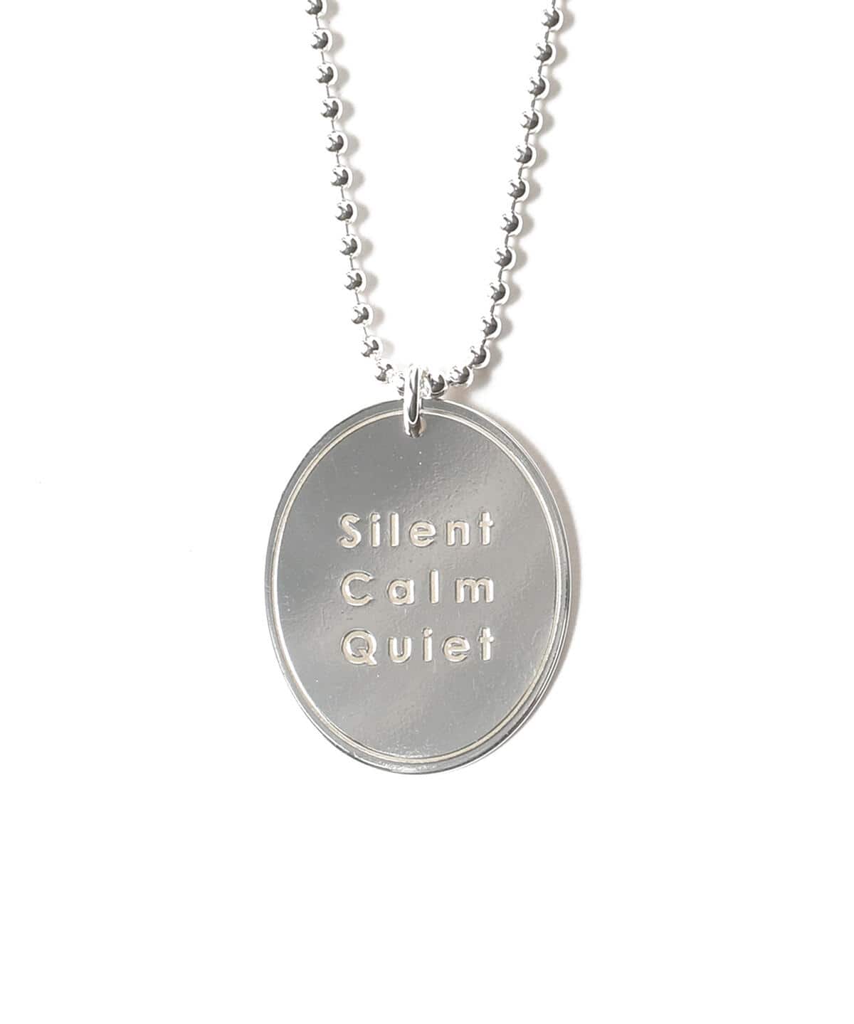 SHUN OKUBO シュンオオクボ / SILENT ネックレス アクセサリー WOMEN SILVER ONE SIZE SHUN OKUBO シュンオオクボ / SILENT ネックレス アクセサリー WOMEN SILVER ONE SIZE