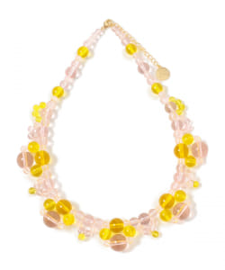 LOTUS PINK / Glass Jewel ネックレス