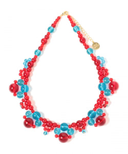 LOTUS PINK / Glass Jewel ネックレス