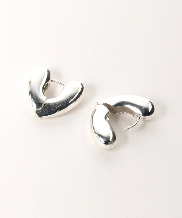 Ray BEAMS Ray BEAMS ANNIKA INEZ / Heart hoop earrings S (accessory 