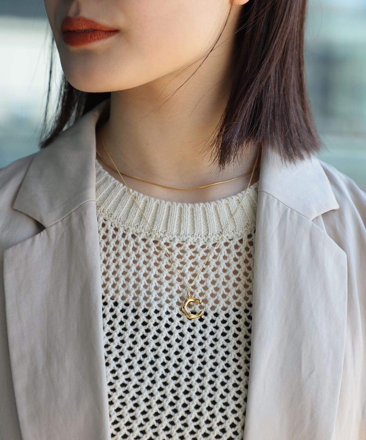 BONVO ボンボ / Letter ネックレス アクセサリー WOMEN C ONE SIZE BONVO ボンボ / Letter ネックレス アクセサリー WOMEN C ONE SIZE