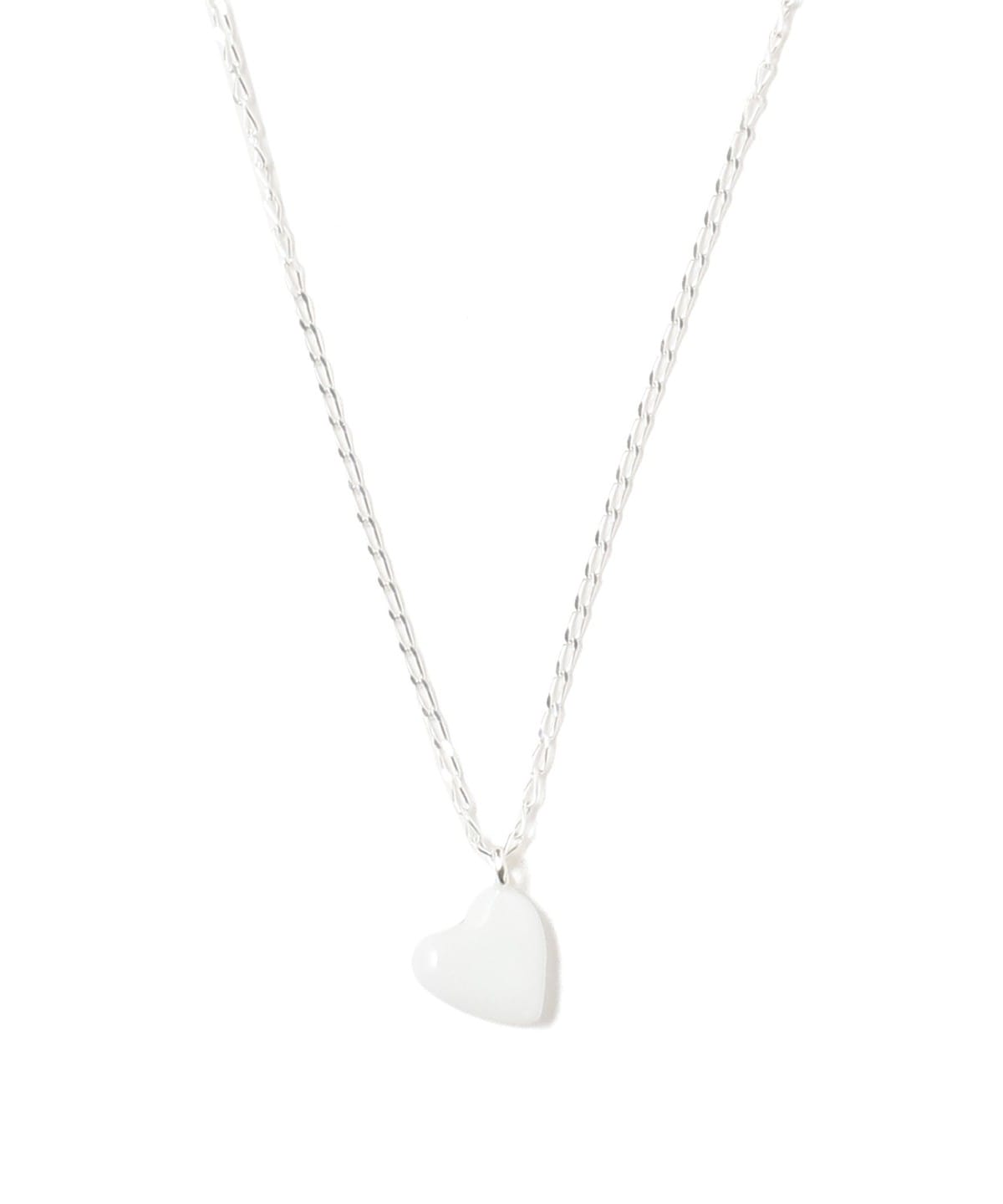 MOMOCREATURA / Heart Necklace アクセサリー WOMEN WHITE ONE SIZE MOMOCREATURA / Heart Necklace アクセサリー WOMEN WHITE ONE SIZE
