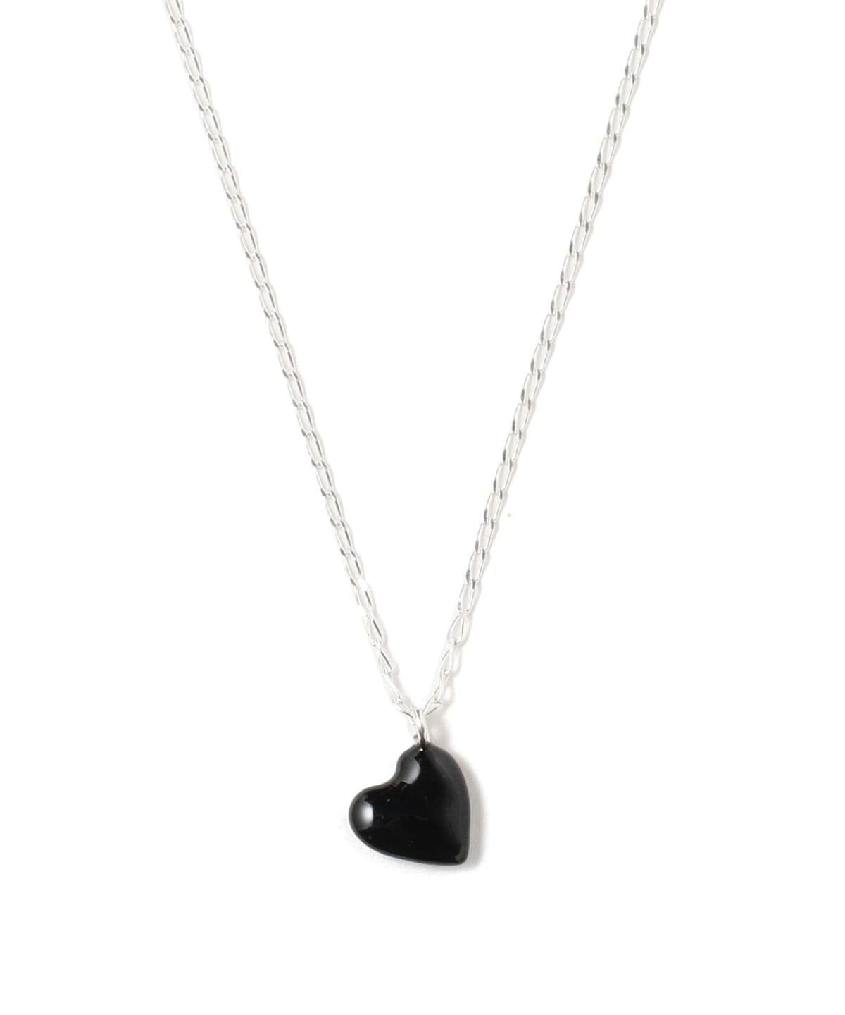 MOMOCREATURA / Heart Necklace アクセサリー WOMEN BLACK ONE SIZE MOMOCREATURA / Heart Necklace アクセサリー WOMEN BLACK ONE SIZE