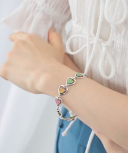 【モアバリエーション開催】○Otro Accesorio / ハート レイヤード ブレス 2