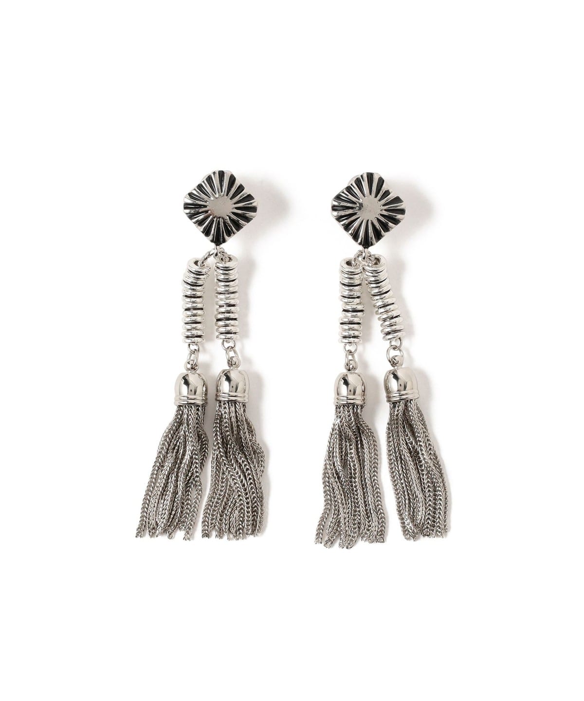 Ray BEAMS（レイ ビームス）〇TOGA PULLA / DOUBLE FRINGE EARRINGS（アクセサリー イヤリング）通販｜BEAMS