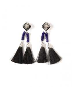 TOGA PULLA / DOUBLE FRINGE EARRINGS