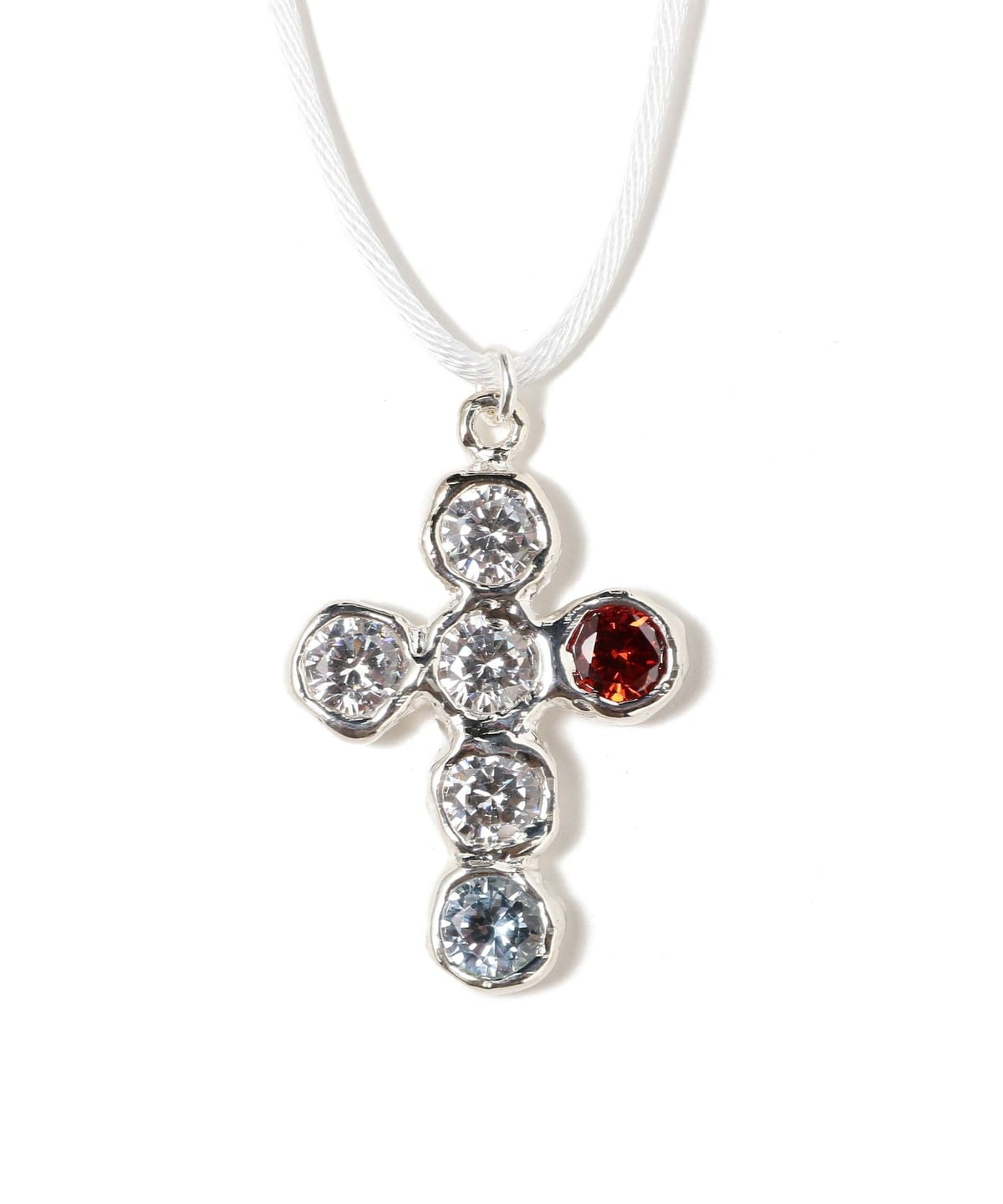 HYPNOTIZE / 別注 CROSS PENDANT アクセサリー WOMEN Garnet+Aquamarine ONE SIZE HYPNOTIZE / 別注 CROSS PENDANT アクセサリー WOMEN Garnet+Aquamarine ONE SIZE