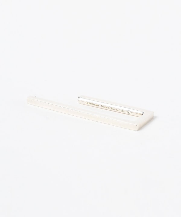La Reflexion / Eta square ear cuff