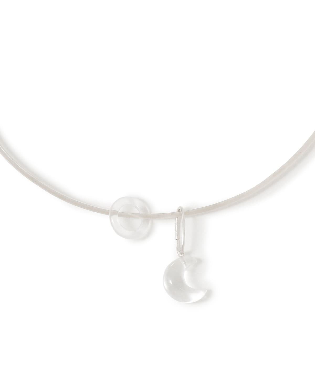 【別注】RACKETS ラケッツ / TORUS NATURE & CRESCENT MOON CHOKER アクセサリー WOMEN SILVER ONE SIZE 【別注】RACKETS ラケッツ / TORUS NATURE & CRESCENT MOON CHOKER アクセサリー WOMEN SILVER ONE SIZE