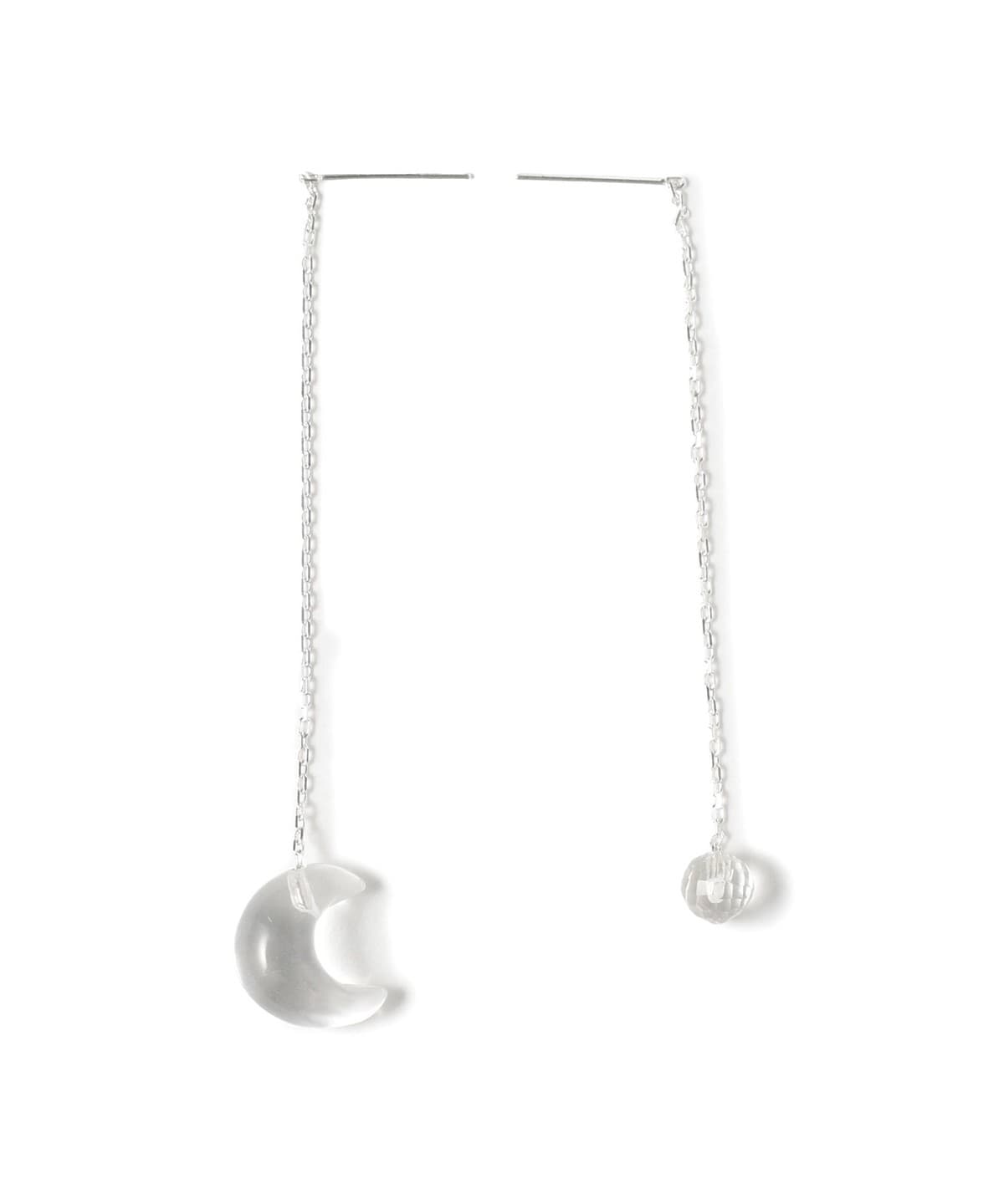 【別注】RACKETS ラケッツ / CRESENT MOON PIERCE アクセサリー WOMEN SILVER ONE SIZE 【別注】RACKETS ラケッツ / CRESENT MOON PIERCE アクセサリー WOMEN SILVER ONE SIZE