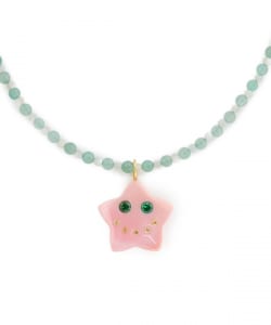 NOTTE / LUCKY STARFACE BEADED NECKLACE