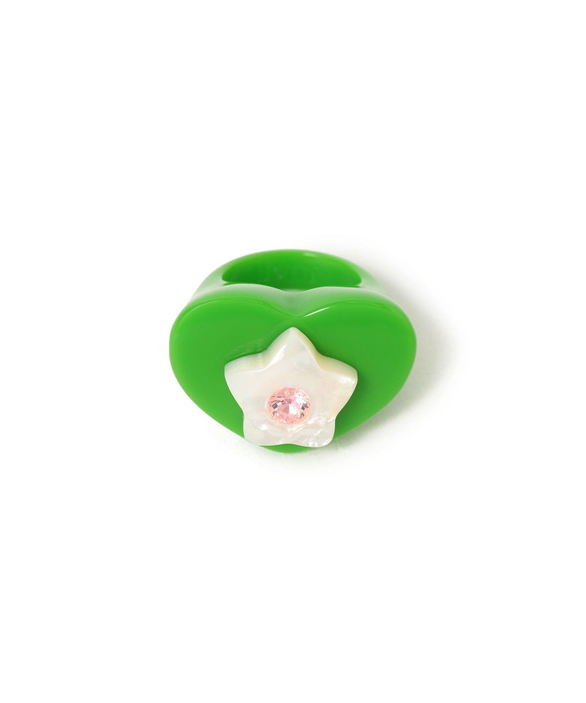 NOTTE / STAR GLOW PUFF RING アクセサリー WOMEN GREEN ONE SIZE NOTTE / STAR GLOW PUFF RING アクセサリー WOMEN GREEN ONE SIZE
