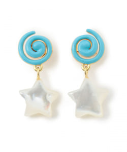 NOTTE / SWIRLY STAR GLOW EARRINGS