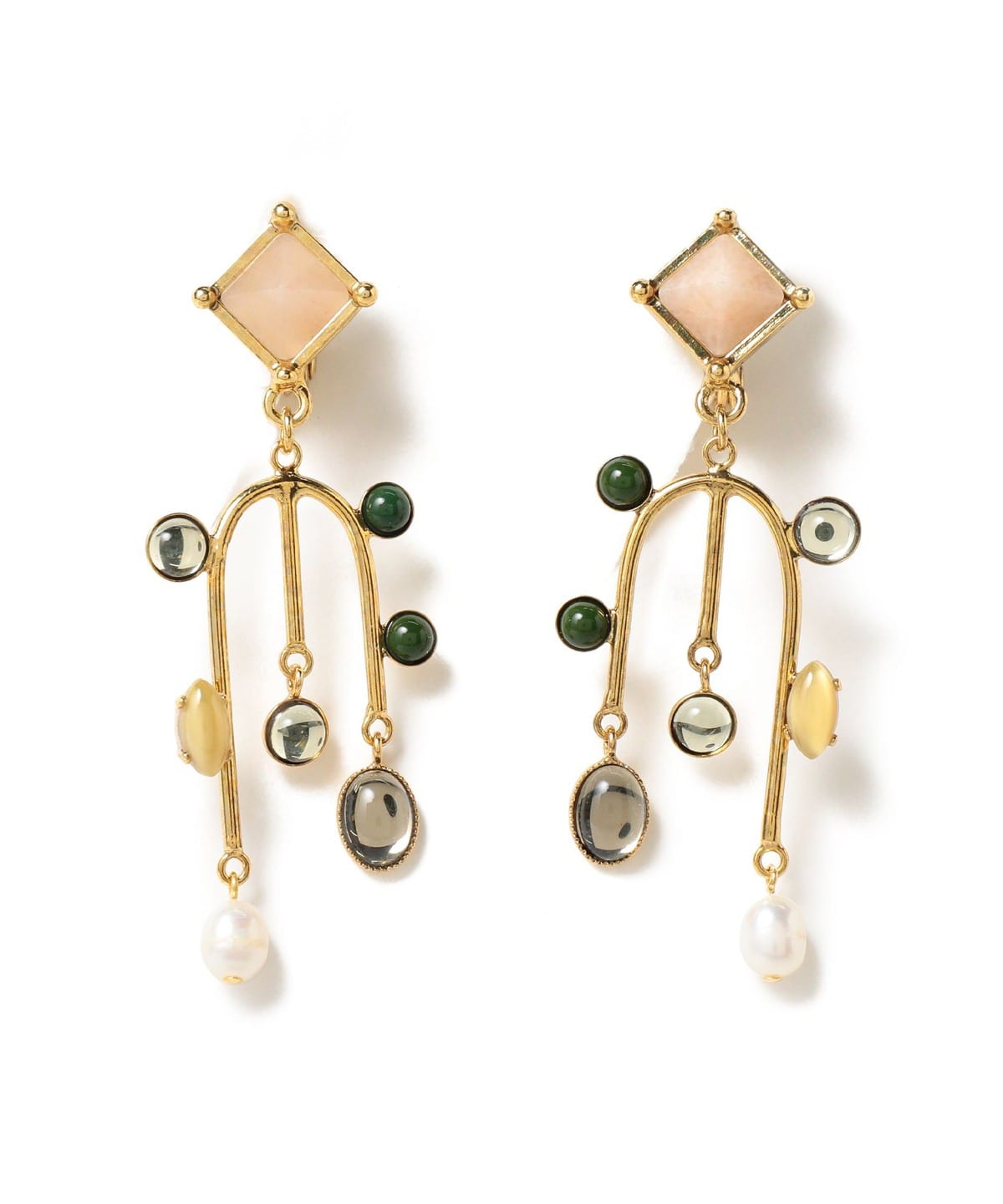 ADER. bijoux アデルビジュー / LOULOU gem multi earring アクセサリー WOMEN GOLD ONE SIZE ADER. bijoux アデルビジュー / LOULOU gem multi earring アクセサリー WOMEN GOLD ONE SIZE