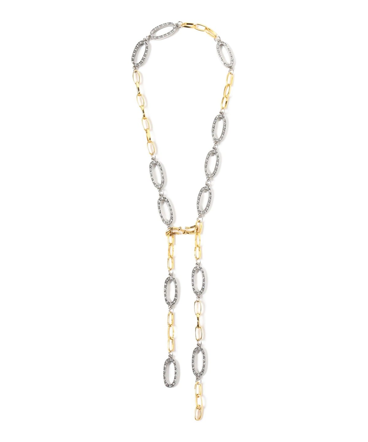 ADER. bijoux アデルビジュー / FER A CHEVAL mix chain raliet アクセサリー WOMEN bi-color ONE SIZE ADER. bijoux アデルビジュー / FER A CHEVAL mix chain raliet アクセサリー WOMEN bi-color ONE SIZE