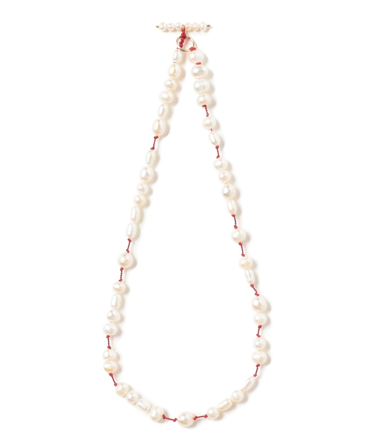 【別注】RACKETS ラケッツ / シルクコード パール ネックレス アクセサリー WOMEN WHITE ONE SIZE 【別注】RACKETS ラケッツ / シルクコード パール ネックレス アクセサリー WOMEN WHITE ONE SIZE
