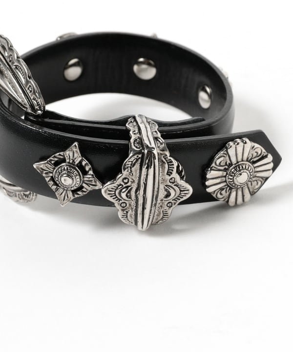 Ray BEAMS（レイ ビームス）TOGA TOO / MOTIF LEATHER BANGLE