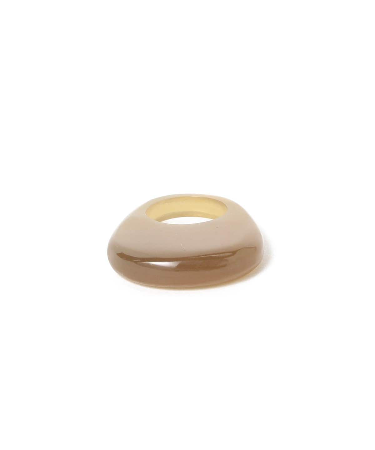 L'INDO CHINEUR ランドシヌール / High rounded ring in plain black horn アクセサリー WOMEN BLOND S L'INDO CHINEUR ランドシヌール / High rounded ring in plain black horn アクセサリー WOMEN BLOND S