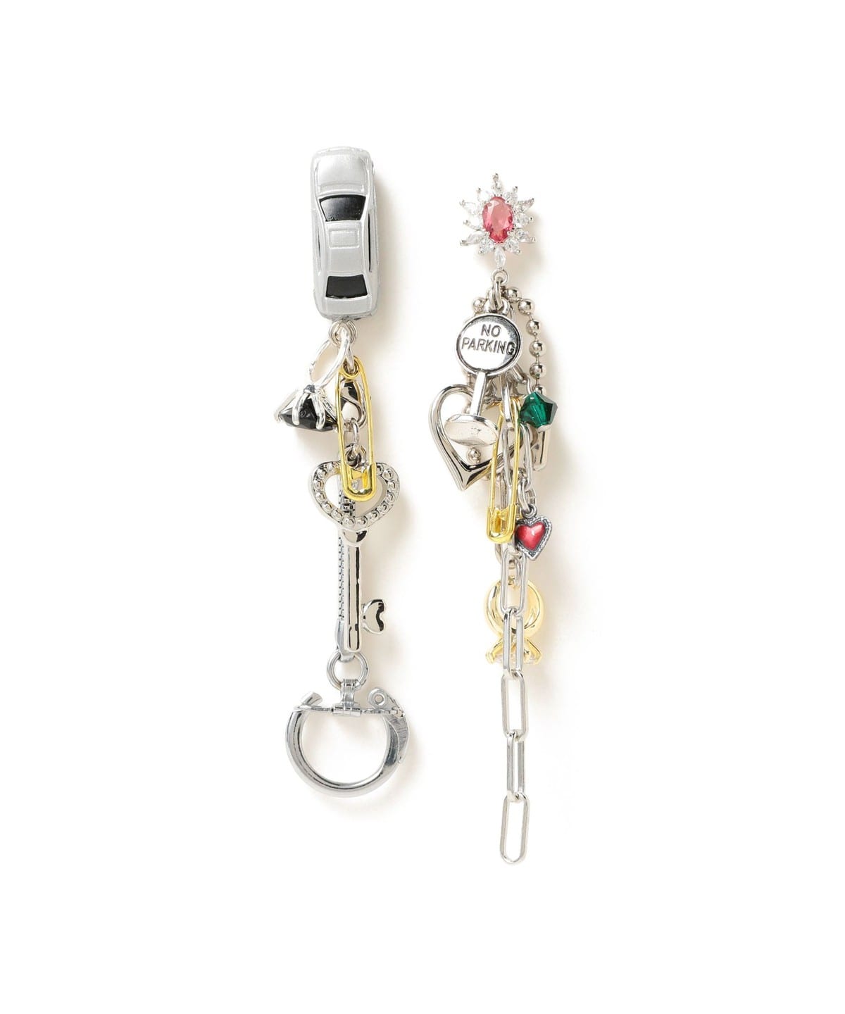 guriguri グリグリ / カー & チェーン ピアス アクセサリー WOMEN SILVER ONE SIZE guriguri グリグリ / カー & チェーン ピアス アクセサリー WOMEN SILVER ONE SIZE