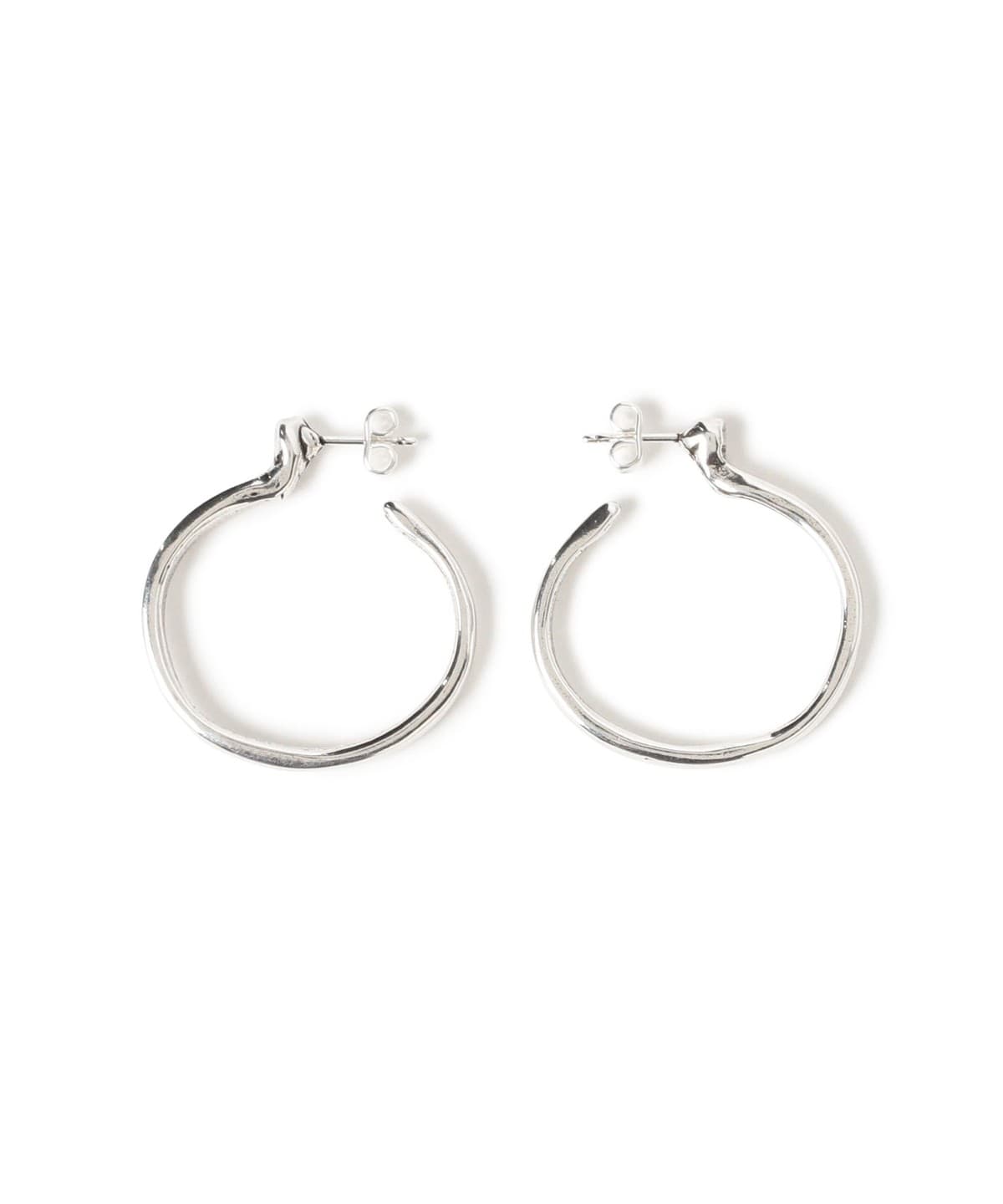 【モアバリエーション開催】OtroAccesorio / ニュアンス フープ ピアス アクセサリー WOMEN SILVER ONE SIZE 【モアバリエーション開催】OtroAccesorio / ニュアンス フープ ピアス アクセサリー WOMEN SILVER ONE SIZE