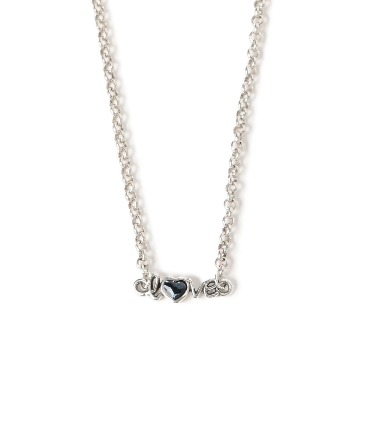 OtroAccesorio / LOVE ネックレス アクセサリー WOMEN Light. BLUE ONE SIZE OtroAccesorio / LOVE ネックレス アクセサリー WOMEN Light. BLUE ONE SIZE