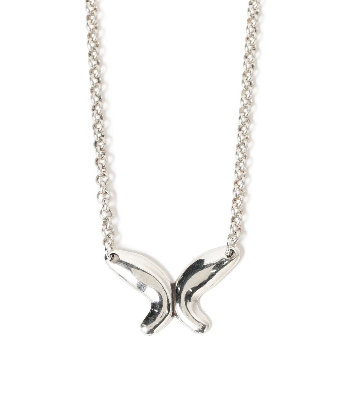 OtroAccesorio / バタフライ ネックレス アクセサリー WOMEN SILVER ONE SIZE OtroAccesorio / バタフライ ネックレス アクセサリー WOMEN SILVER ONE SIZE