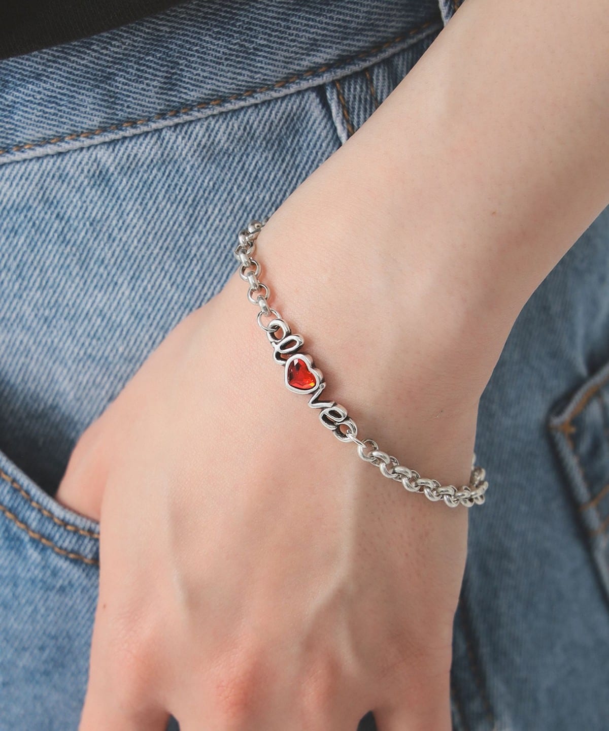 OtroAccesorio / ラブ ブレスレット アクセサリー WOMEN RED ONE SIZE OtroAccesorio / ラブ ブレスレット アクセサリー WOMEN RED ONE SIZE