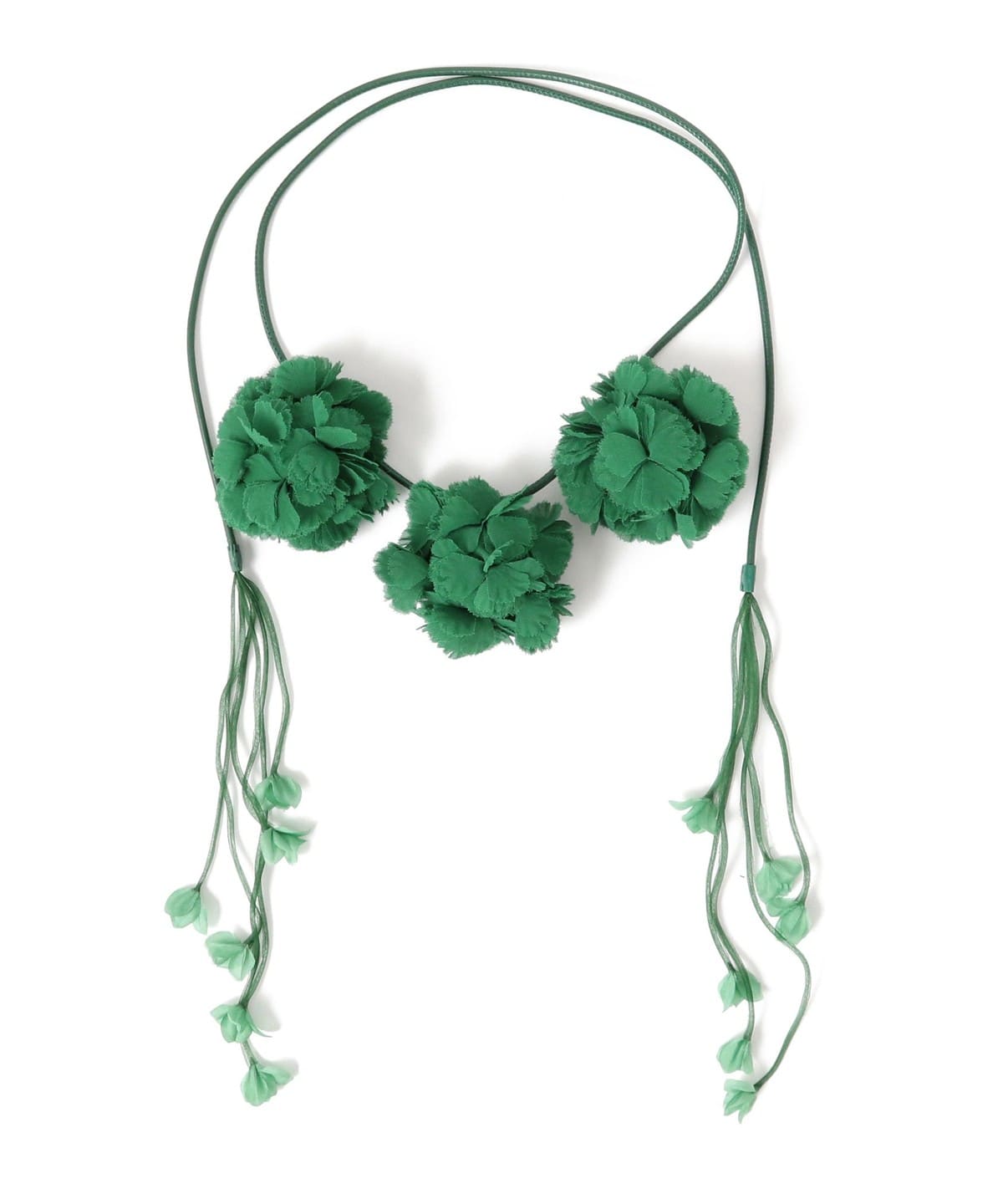 FUMIE=TANAKA フミエ タナカ / フラワー ボール ベルト ファッション雑貨 WOMEN GREEN ONE SIZE FUMIE=TANAKA フミエ タナカ / フラワー ボール ベルト ファッション雑貨 WOMEN GREEN ONE SIZE
