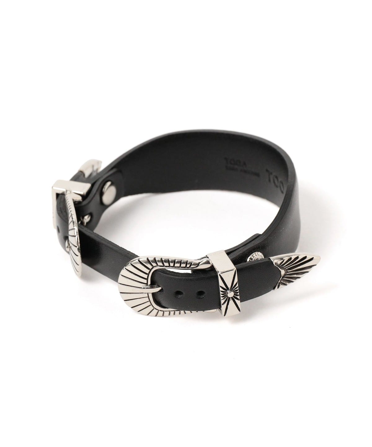 Ray BEAMS（レイ ビームス）TOGA TOO / NARROW DOUBLE BUCKLE BANGLE