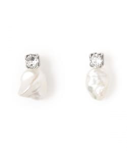 Le Chic Radical / Pearl Crystal Studs ピアス