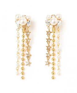 ADER.bijoux / SPARKLE フリンジ ピアス