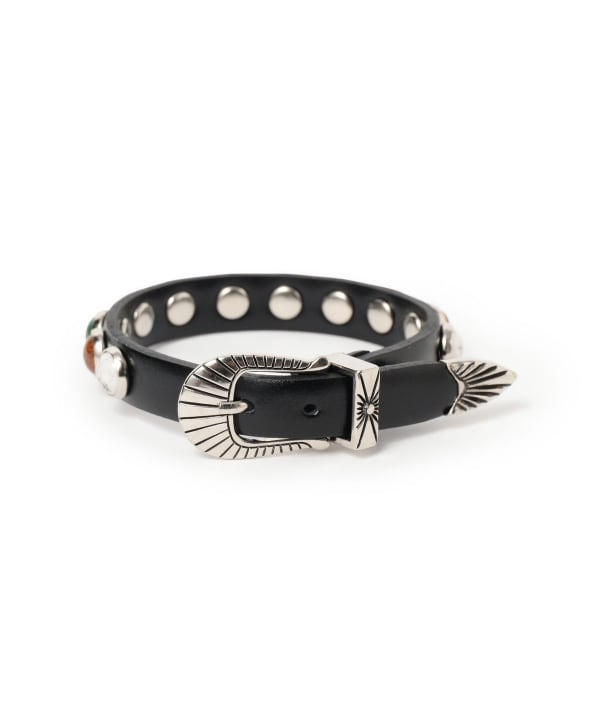 TOGA TOO / STONE LEATHER BANGLE