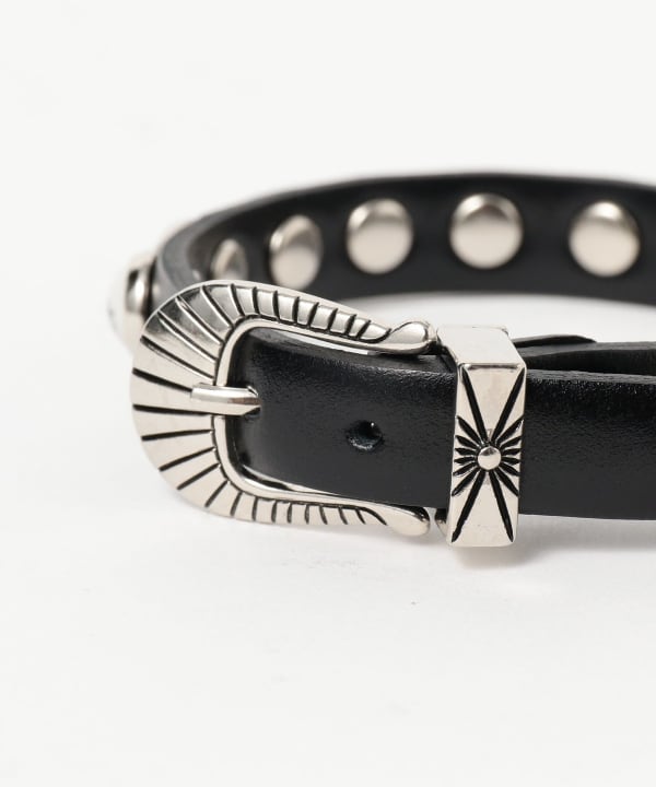 TOGA TOO / STONE LEATHER BANGLE