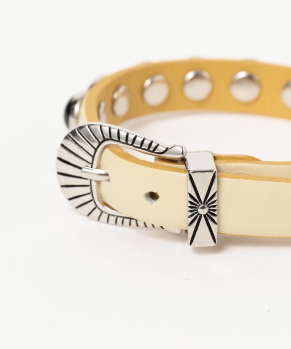 TOGA TOO / STONE LEATHER BANGLE