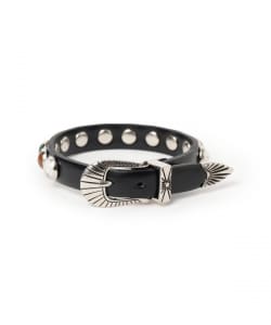 TOGA TOO / STONE LEATHER BANGLE
