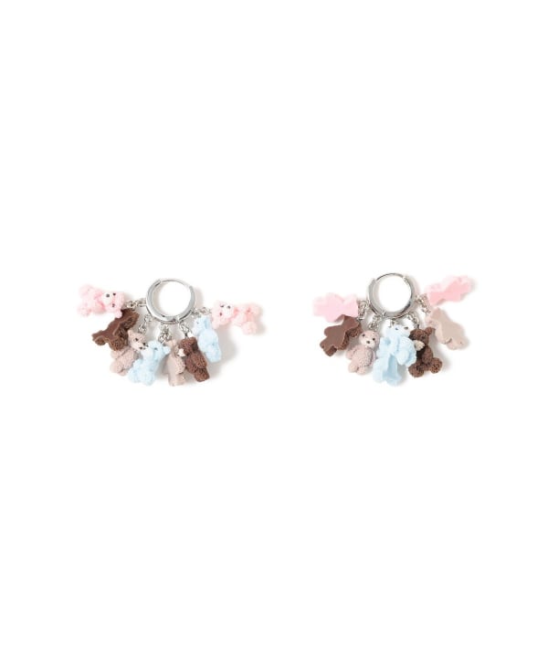 LOTUS PINK / Bears ピアス